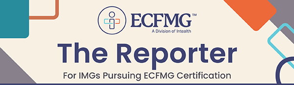 ECFMG Reporter banner