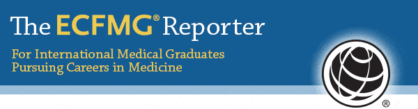 ECFMG Reporter banner